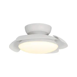 Mantra Iluminación LED-loftventilator Aloha hvid DC-motor støjsvag Ø 90 cm CCT