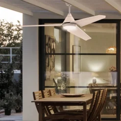 LED-loftventilator Bora, fjernbetjening CCT IP44^ACB ILUMINACIÓN Online