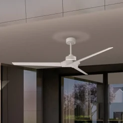 Mantra Iluminación LED-loftventilator Brisa hvid DC støjsvag Ø 175 cm CCT