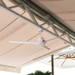 Mantra Iluminación Loftventilatorer>LED-loftventilator Brisa Mini hvid DC støjsvag Ø 150 cm CCT