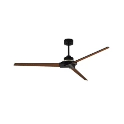 Mantra Iluminación LED-loftventilator Brisa sort/træ DC støjsvag 175 cm CCT