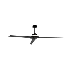 Mantra Iluminación LED-loftventilator Brisa sort/træ DC støjsvag 175 cm CCT