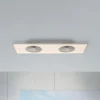 JUST LIGHT. GmbH LED-loftventilator Flat-Air, CCT, hvid, 120x40cm