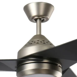 LED-loftventilator Jade, sort, støjsvag, Ø 152 cm, 60 W^KICHLER New