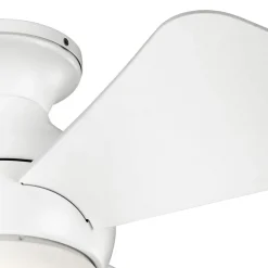 LED-loftventilator Sola, IP23 hvid mat^KICHLER Best