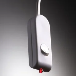 SIS-Licht LED-læselampe ved sengen med fleksibel arm og rødt lys