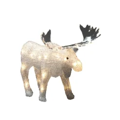 LED-lysfigur elg til udendørs brug Batteri^Konstsmide Christmas Outlet