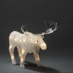 LED-lysfigur elg til udendørs brug Batteri^Konstsmide Christmas Outlet