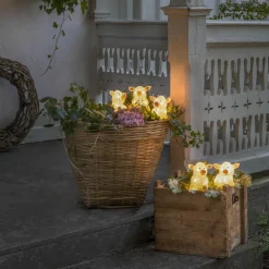 LED-lysfigur gris, sæt med 5 som kæde, klar^Konstsmide Season Outlet