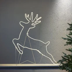STAR TRADING Dekorationsbelysning|Julepynt>LED-lysfigur Tapesil rensdyr til væg og gulv