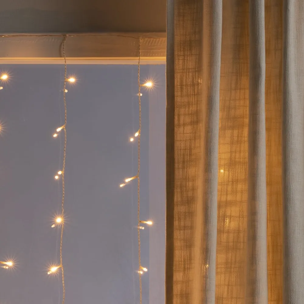 LED-lysforhæng, 120 lyskilder, ravgult^Konstsmide Christmas Hot