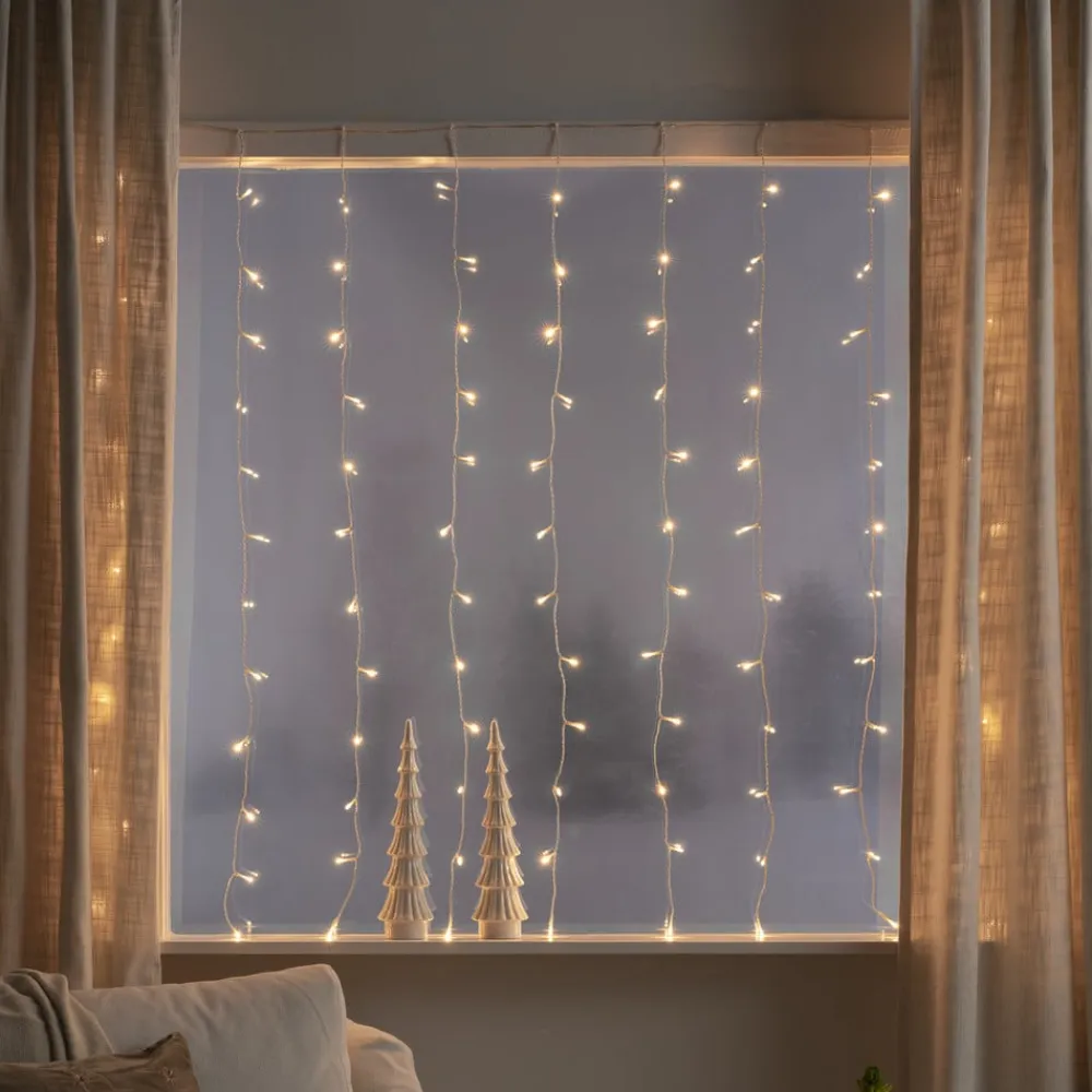 Konstsmide Christmas Dekorationsbelysning|Julepynt>LED-lysforhæng, 120 lyskilder, varmhvid