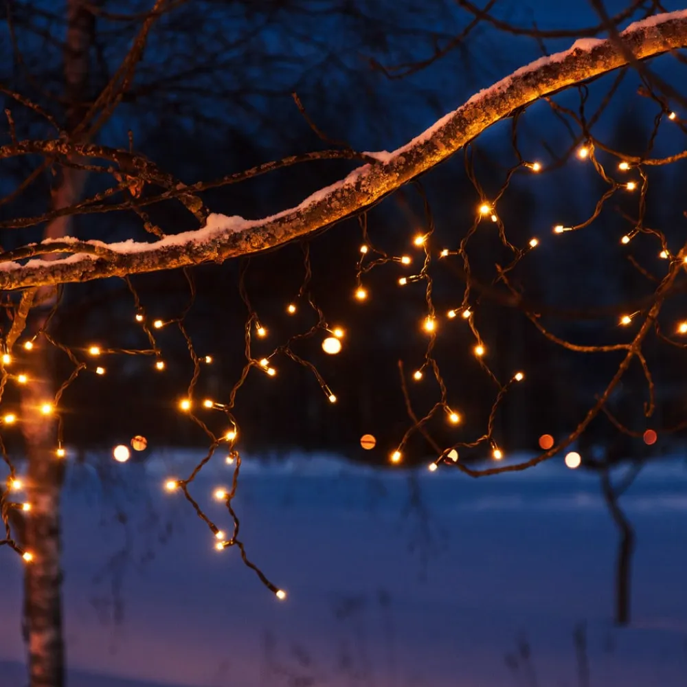 Markslöjd LED-lysforhæng Chrissline Extra, 100 LED'er, 2.300 K