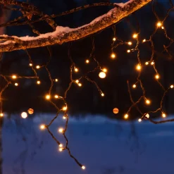 Markslöjd LED-lysforhæng Chrissline Extra, 100 LED'er, 2.300 K