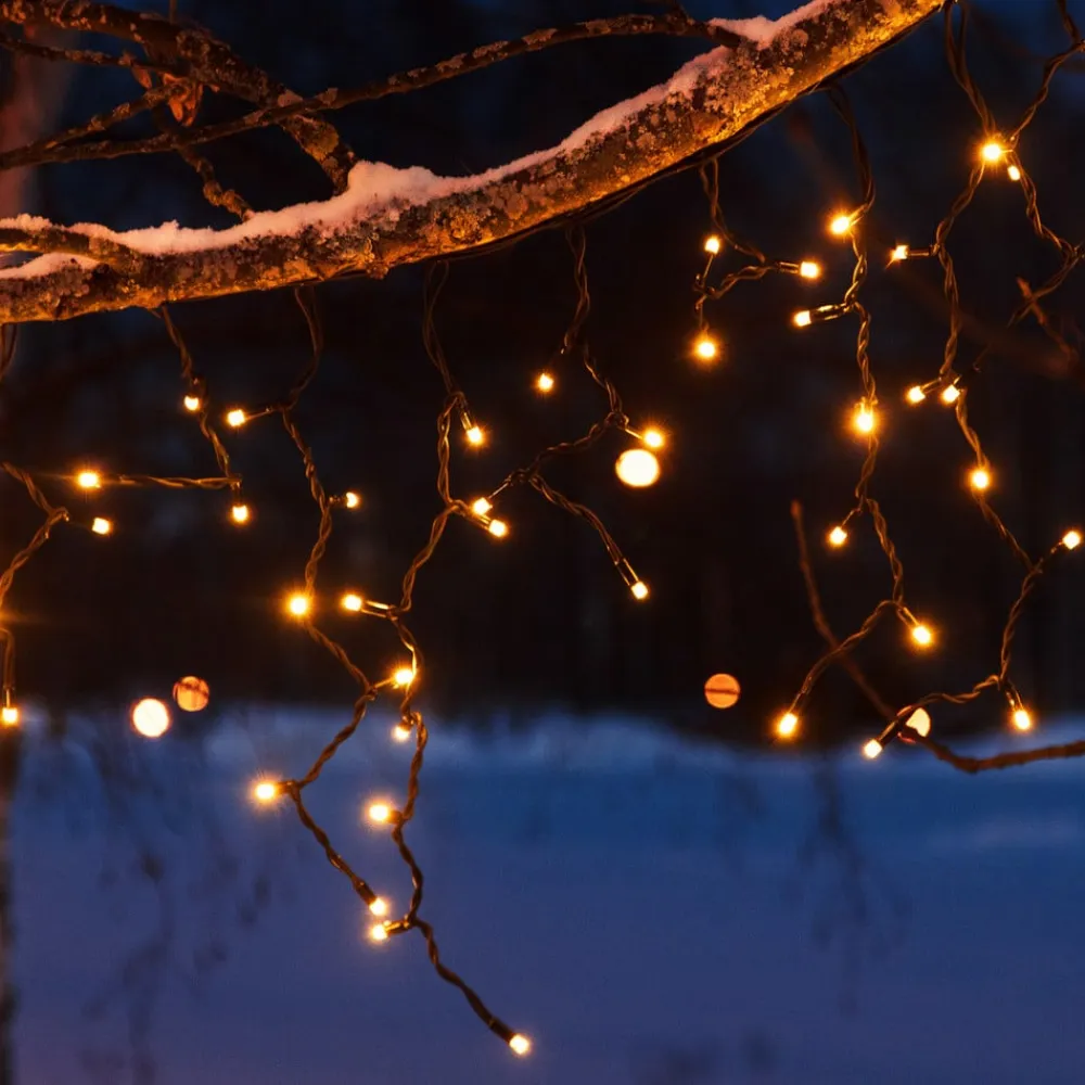 Markslöjd LED-lysforhæng Chrissline Extra, 100 LED'er, 2.300 K