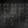 Konstsmide Christmas LED-lysgardin ice rain amber white 5m