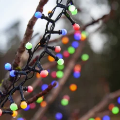 STAR TRADING Dekorationsbelysning>LED-lyskæde Berry Mini med timerfunktion farverige