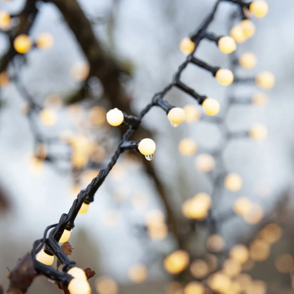 STAR TRADING Dekorationsbelysning>LED-lyskæde Berry Mini med timerfunktion hvid