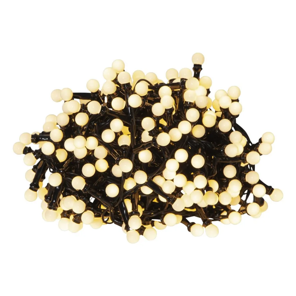 STAR TRADING Dekorationsbelysning>LED-lyskæde Berry Mini med timerfunktion hvid