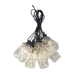 STAR TRADING LED-lyskæde Circus Bottle i flaskeoptik