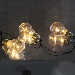 STAR TRADING LED-lyskæde Glow Battery m. fem lysk.