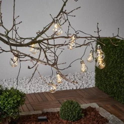 STAR TRADING LED-lyskæde Glow, klar, varmhvid, 190 cm lang