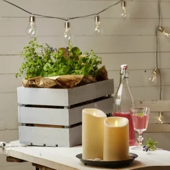 STAR TRADING LED-lyskæde Glow, klar, varmhvid, 190 cm lang