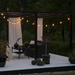 Konstsmide Christmas LED-lyskæde ølhave basissæt, ravfarvet