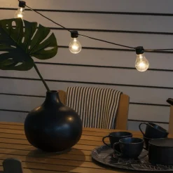 Konstsmide Christmas LED-lyskæde ølhave basissæt, ravfarvet