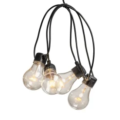 Konstsmide Christmas LED-lyskæde ølhave basissæt, ravfarvet