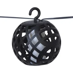 STAR TRADING LED-lyskæde solcelle Flame med flamme effekt