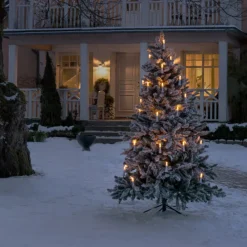 Konstsmide Christmas LED-lyskæde top pærer IP44 rav 25-pærer