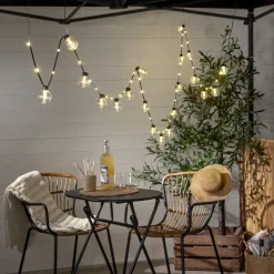 STAR TRADING LED-lyskæder Bolla, klar, plast Længde 5,3 m 20-fl.