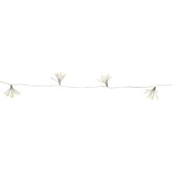 LED-lyskæder Dew Drop Flower, sølv, 140 cm, batteri^STAR TRADING Outlet