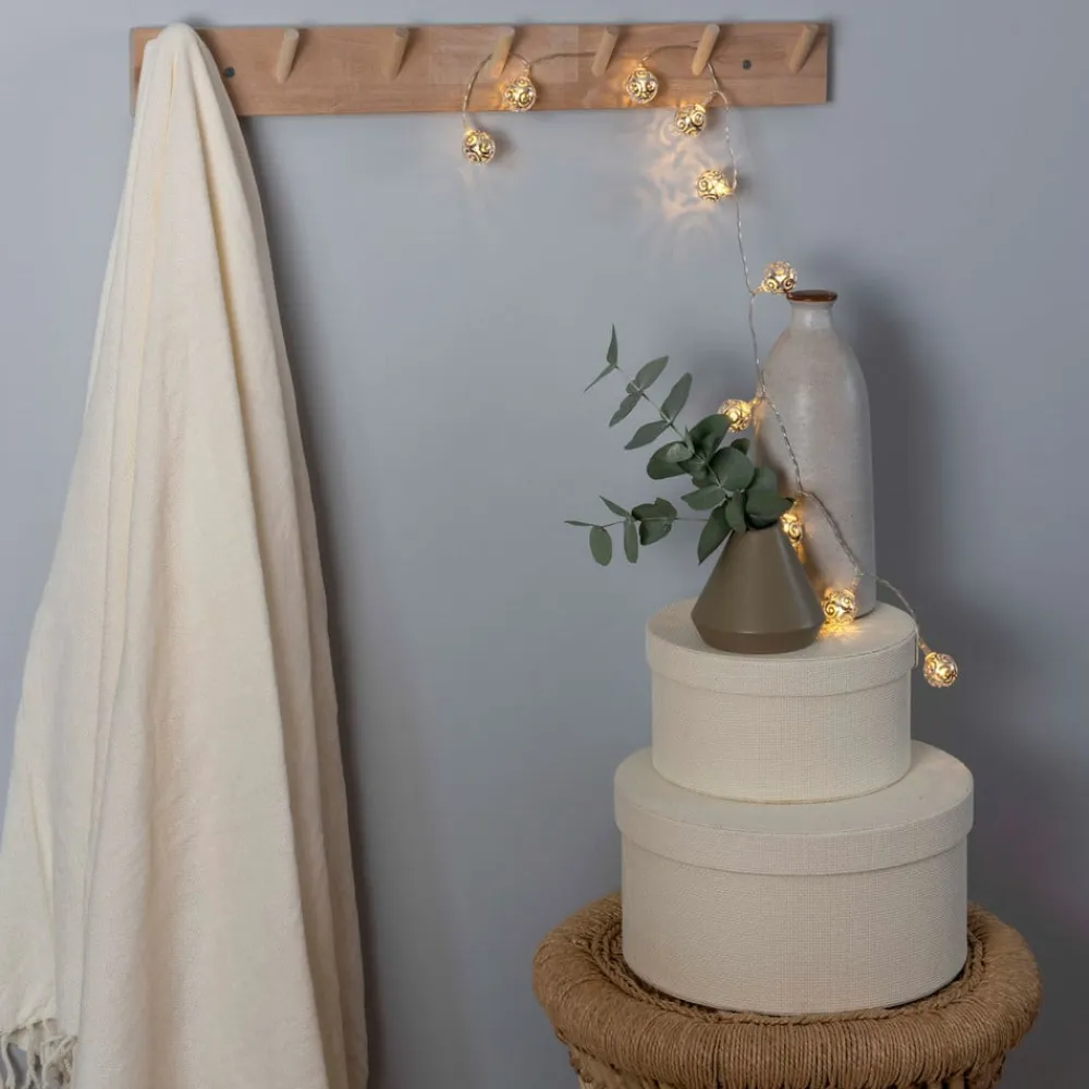 Konstsmide Christmas LED-lyskugler af metal, sølvfarvede