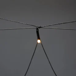 Konstsmide Christmas LED-lysnet til udendørs brug, 64 rækker 200x200 cm