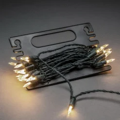 Konstsmide Christmas Julepynt|Julelys Udendørs>LED-minilyskæde med opvikler, 80 lyskilder