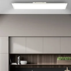 Briloner Arbejdsrum/Kontor>LED-panel Simple A, hvid, 100 x 25 cm, metal, 4.000 K