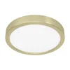 EGLO LED-panel til overflademontering Fueva 5 IP20 830 messing Ø21cm