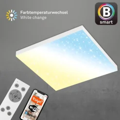 LED-panel uden ramme SL WiFi Bluetooth 45x45cm^Briloner Clearance