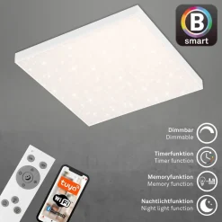 LED-panel uden ramme SL WiFi Bluetooth 45x45cm^Briloner Clearance