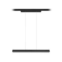LED-pendellampe Paros DUOline, bjælke, sort^Trio Lighting New