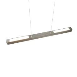 LED-pendellampe Paros DUOline, bjælke, nikkel^Trio Lighting Best