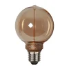 LED-pære DecoLED One G80 E27 2 W amber 1.800K 3-trins^STAR TRADING Outlet