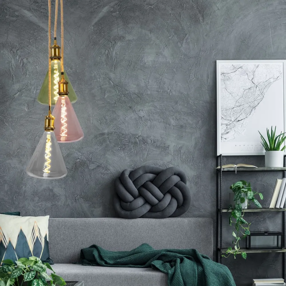 Näve LED-pære Dilly E27 4W 2200K dæmpbar, rødtonet