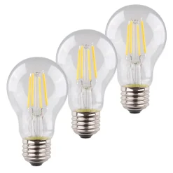Müller-Licht LED-pære E27 4 W 2.700 K filament, 3 stk, 470 lm