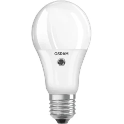 OSRAM Led Pærer>LED-pære E27 10 W 2.700 K med dagslyssensor