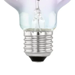 EGLO Filament Pære>LED-pære E27 4 W G80 2000K filament iriseret dim