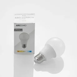 Arcchio LED-pære E27 A60 4,9 W 3.000 K opal, 6 stk