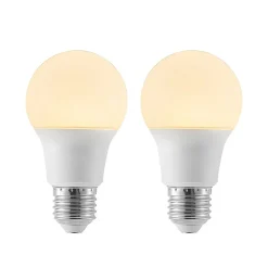 LED-pære E27 A60 8 W 3.000 K opal, sæt med 2 stk^Arcchio Online